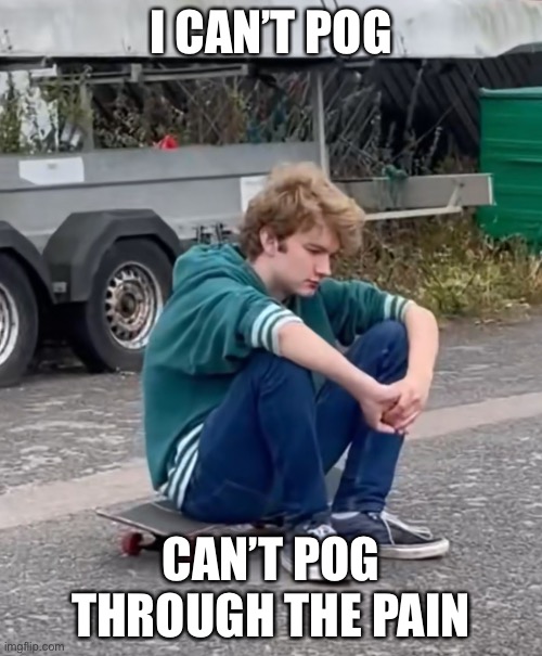 I CAN’T POG; CAN’T POG THROUGH THE PAIN | image tagged in tommyinnit | made w/ Imgflip meme maker