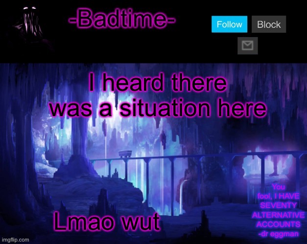 ? | I heard there was a situation here; Lmao wut | image tagged in sheeeeeeesh | made w/ Imgflip meme maker