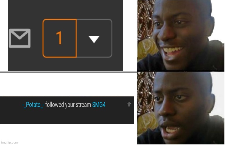 I like it better if I like getting notifications about comments on my images more than stream notifications. | image tagged in disappointed black guy,imgflip,notifications,streams | made w/ Imgflip meme maker