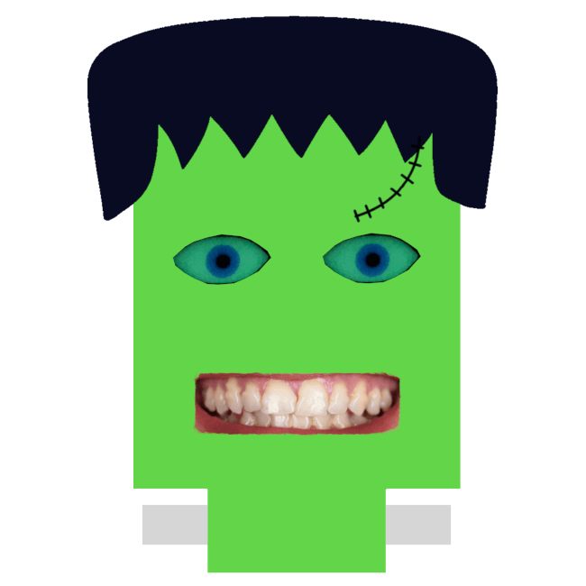 Freaky Frankenstein Blank Meme Template