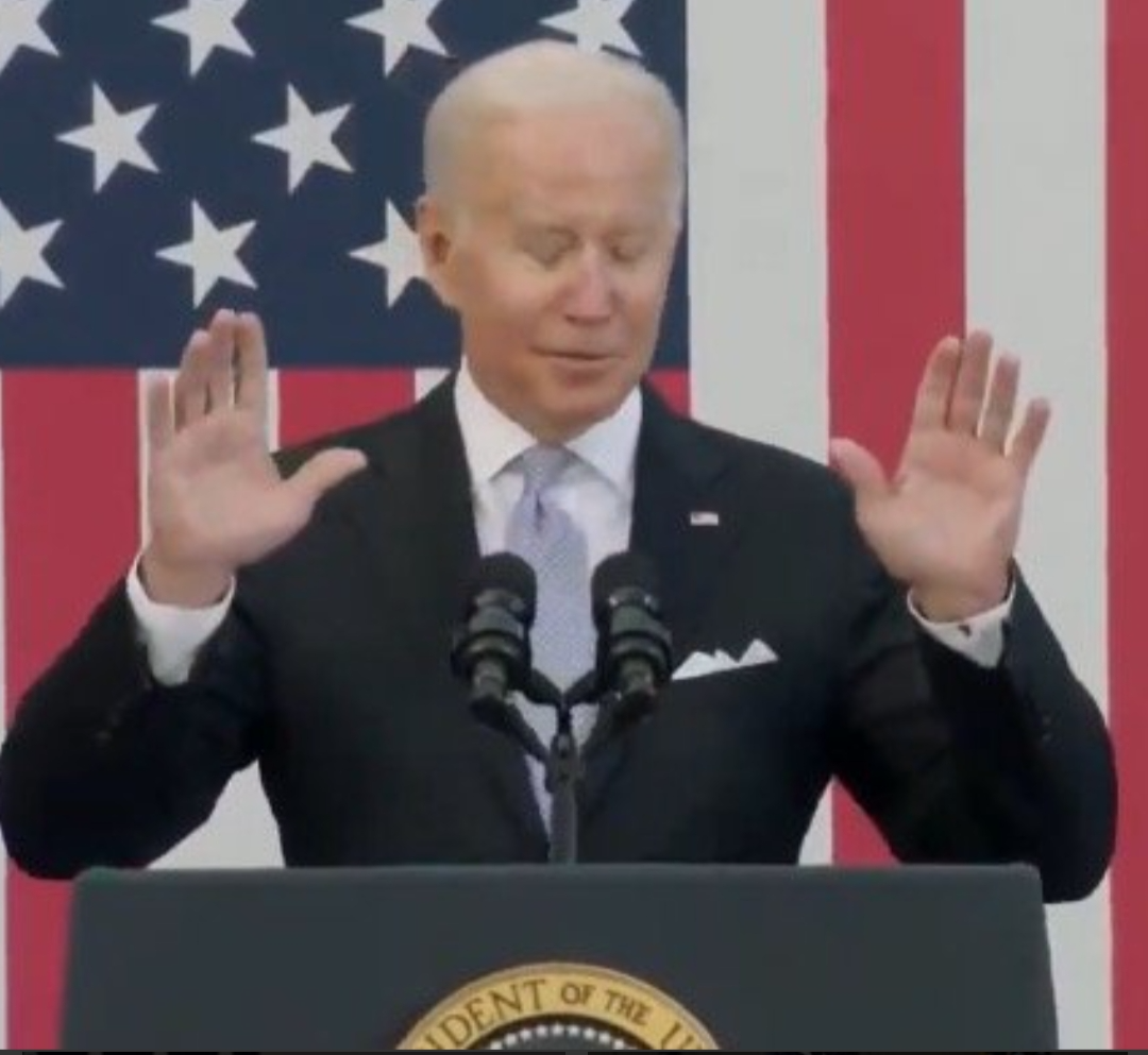 Joe Biden no need to thank me #2 Blank Meme Template