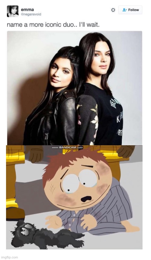 name a more iconic duo than both of these combined, ill wait. | image tagged in name a more iconic duo,south park | made w/ Imgflip meme maker