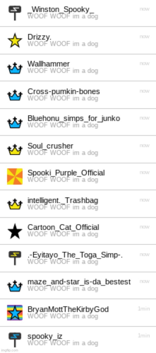 WOOF WOOF im a dog | made w/ Imgflip meme maker