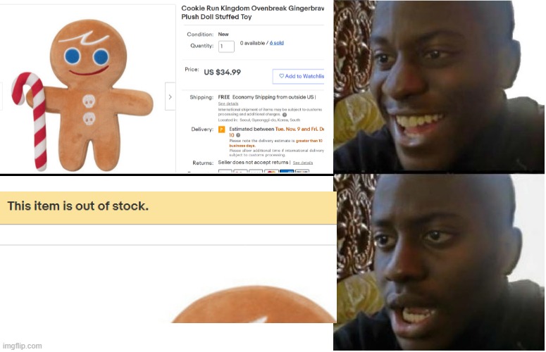 Well, crud. | image tagged in disappointed black guy | made w/ Imgflip meme maker