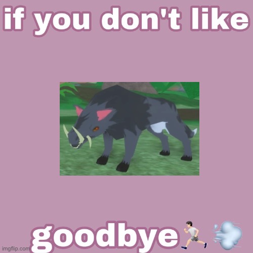 I’m in love with boarwolves | image tagged in if you don't like- | made w/ Imgflip meme maker
