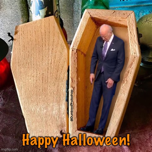 Happy Halloween! | image tagged in joe biden,happy halloween | made w/ Imgflip meme maker