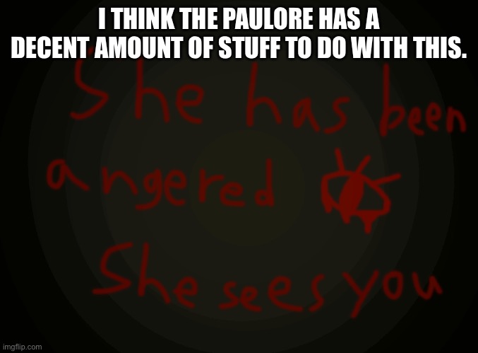 I THINK THE PAULORE HAS A DECENT AMOUNT OF STUFF TO DO WITH THIS. | made w/ Imgflip meme maker