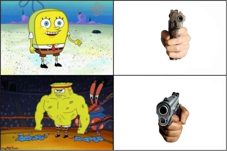 Weak vs Strong Spongebob | image tagged in weak vs strong spongebob | made w/ Imgflip meme maker
