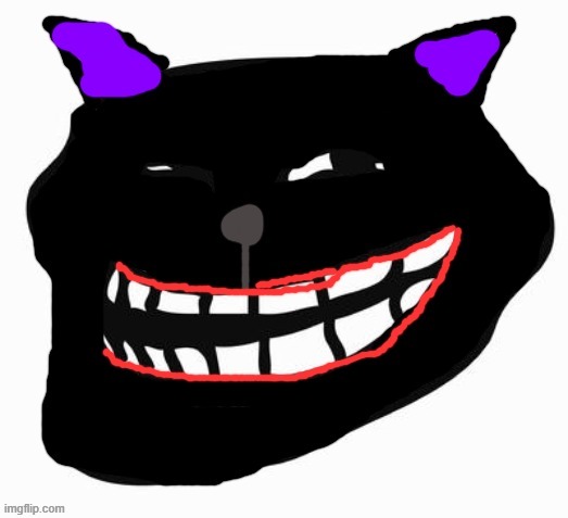 Cartoon Cat TrollFace | image tagged in cartoon cat trollface | made w/ Imgflip meme maker