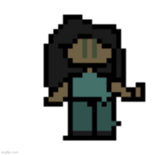 i made a sprite of myself :p | made w/ Imgflip meme maker