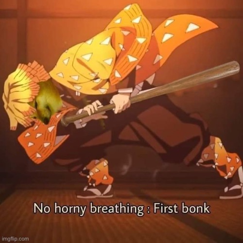 No horny breathing first bonk | image tagged in no horny breathing first bonk | made w/ Imgflip meme maker