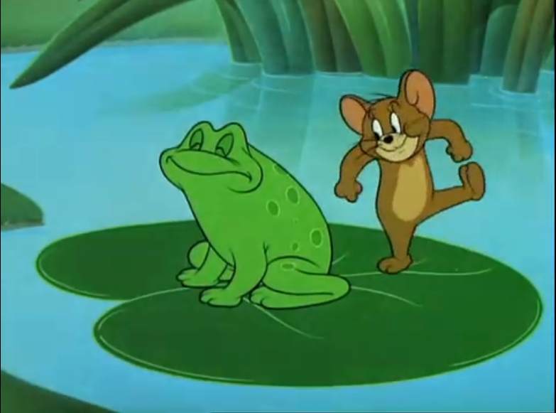 Jerry Kick a Frog Blank Meme Template