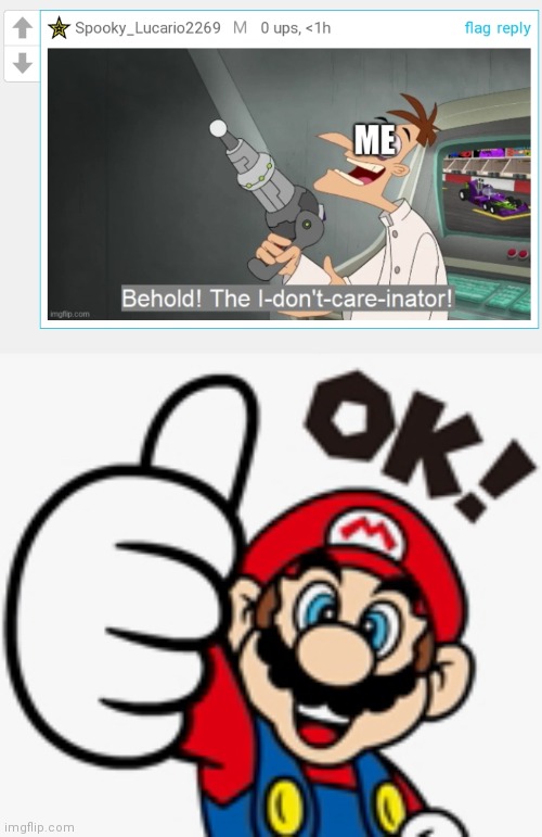 image tagged in mario ok | made w/ Imgflip meme maker