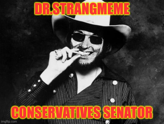 Hank Strangmeme Jr | DR.STRANGMEME CONSERVATIVES SENATOR | image tagged in hank strangmeme jr | made w/ Imgflip meme maker