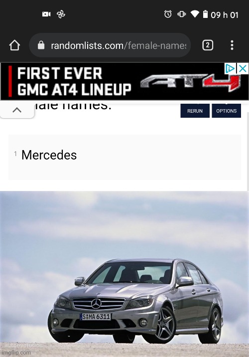 So I was checking a random name and I found this... | image tagged in memes,cars,mercedes | made w/ Imgflip meme maker