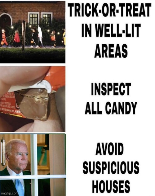 Halloween safety tips | image tagged in memes,politics lol | made w/ Imgflip meme maker