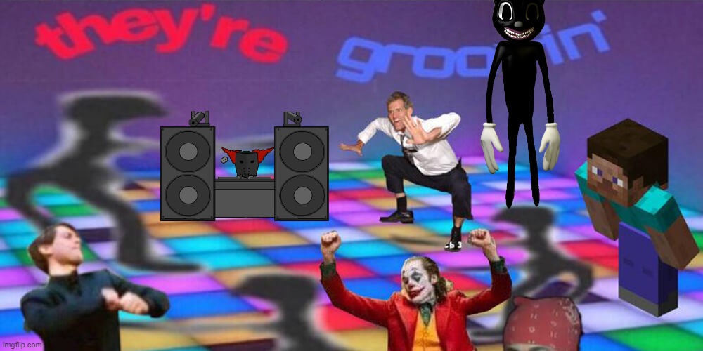 Dance party | image tagged in dance party | made w/ Imgflip meme maker