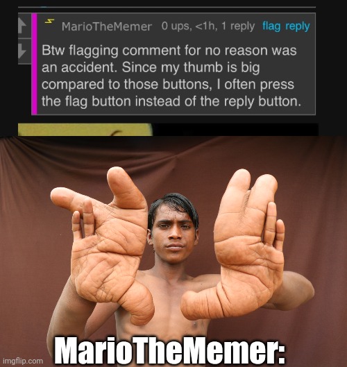 MarioTheMemer: | made w/ Imgflip meme maker