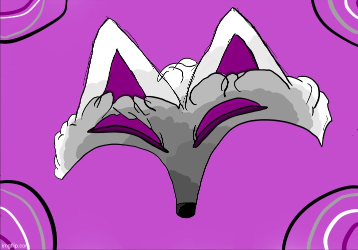 I made an ace Fox for ace week | made w/ Imgflip meme maker