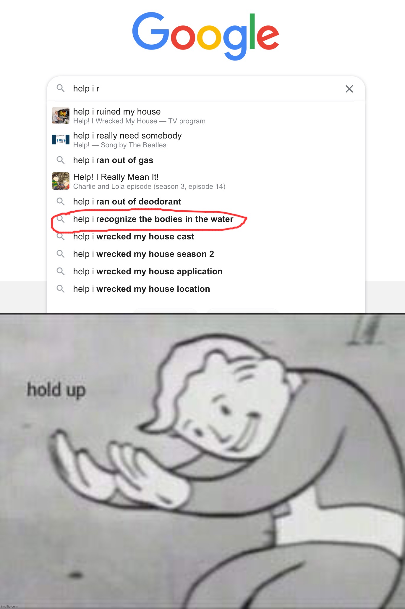 WHAT THE HECK | image tagged in fallout hold up,memes,funny,oop,lmao,ahhh | made w/ Imgflip meme maker