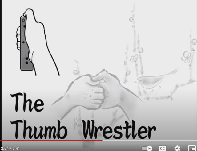 The Thumb Wrestler Blank Meme Template