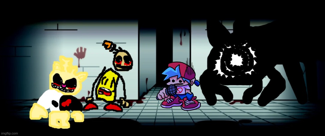 ayo it da badly drawn idiot squad in slaughter me funkin????? waht??????!?!?1/1?1?/!/1?? | made w/ Imgflip meme maker