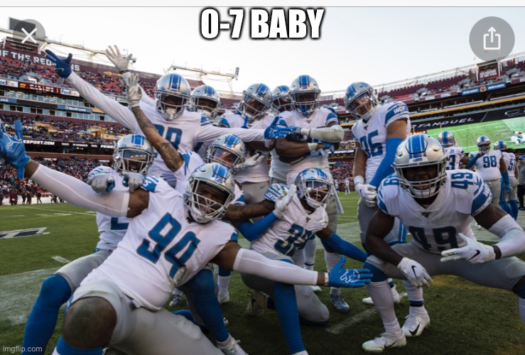 Lions |  0-7 BABY | image tagged in lions | made w/ Imgflip meme maker