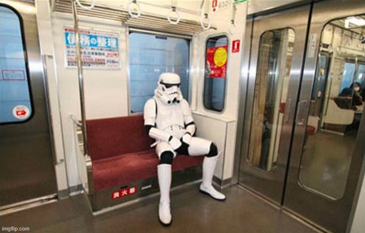 Unemployed Trooper. | made w/ Imgflip meme maker
