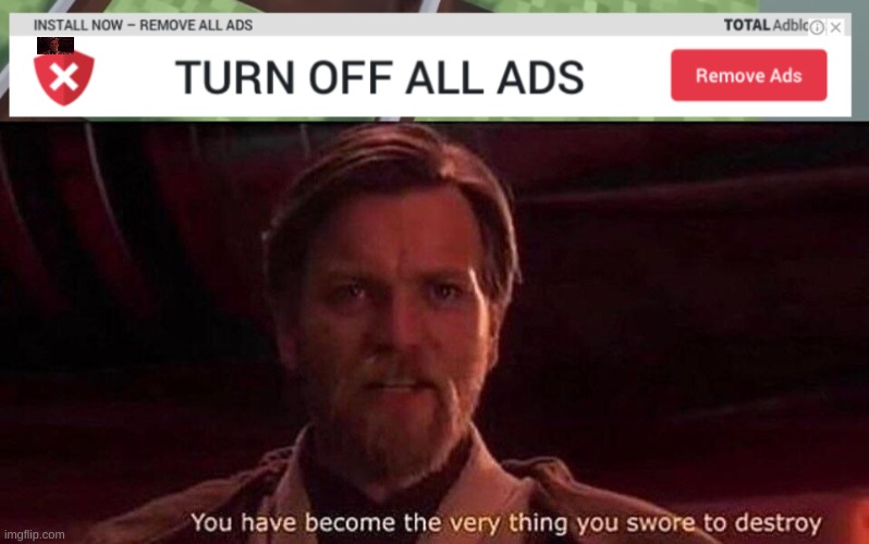 [good title] | image tagged in you have become the very thing you swore to destroy | made w/ Imgflip meme maker