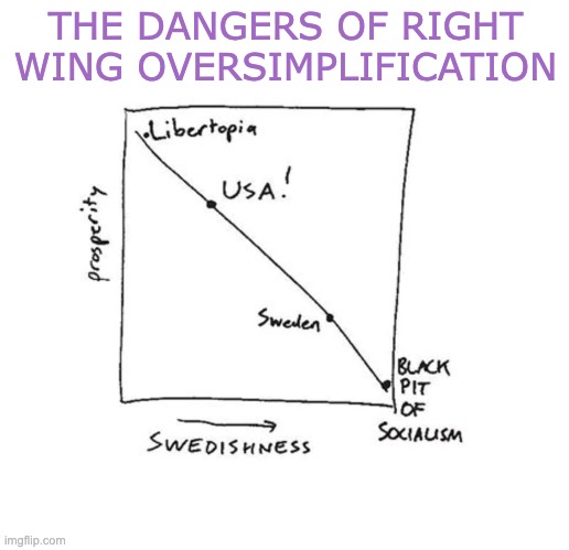 THE DANGERS OF RIGHT WING OVERSIMPLIFICATION | made w/ Imgflip meme maker