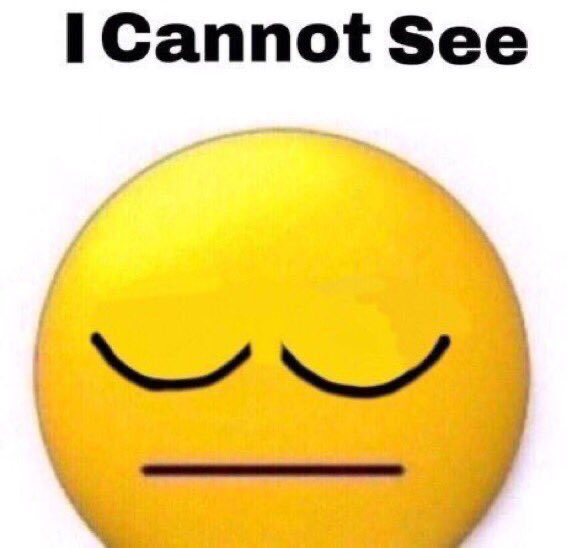 i cannot see Blank Meme Template