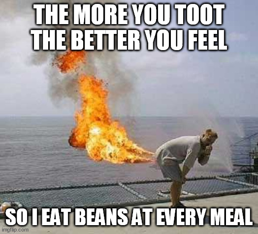 Darti Boy |  THE MORE YOU TOOT THE BETTER YOU FEEL; SO I EAT BEANS AT EVERY MEAL | image tagged in memes,darti boy,memes | made w/ Imgflip meme maker
