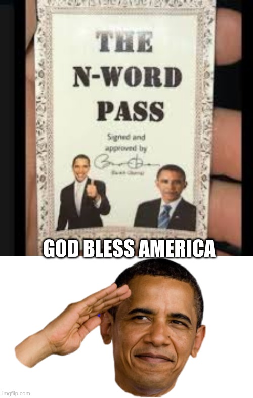 obunga approved | GOD BLESS AMERICA | image tagged in obama salute transparent | made w/ Imgflip meme maker