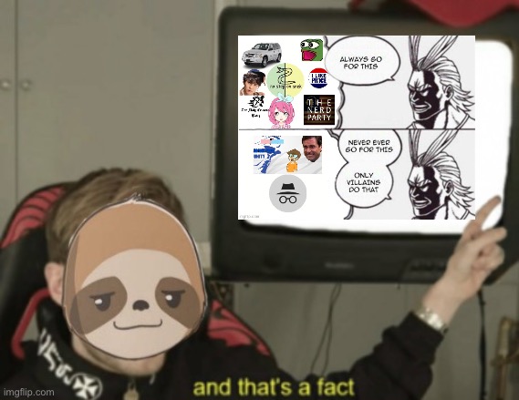 Sloth and that’s a fact | image tagged in sloth and that s a fact | made w/ Imgflip meme maker