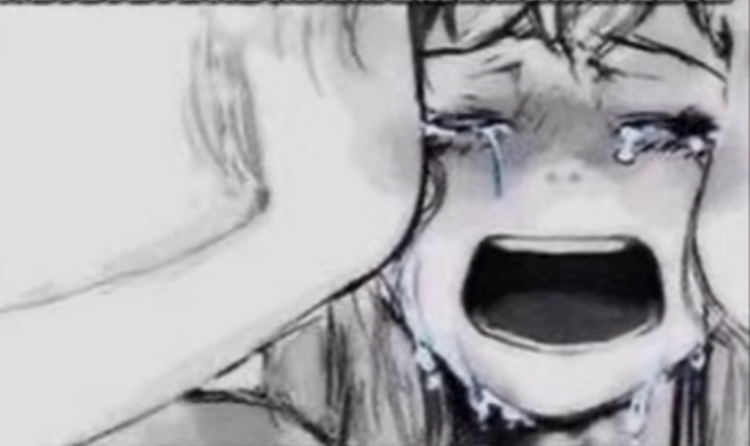 anime girl crying Blank Template - Imgflip
