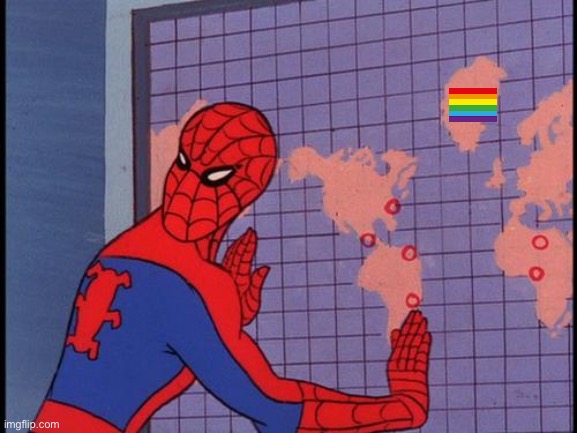 spiderman map | image tagged in spiderman map | made w/ Imgflip meme maker