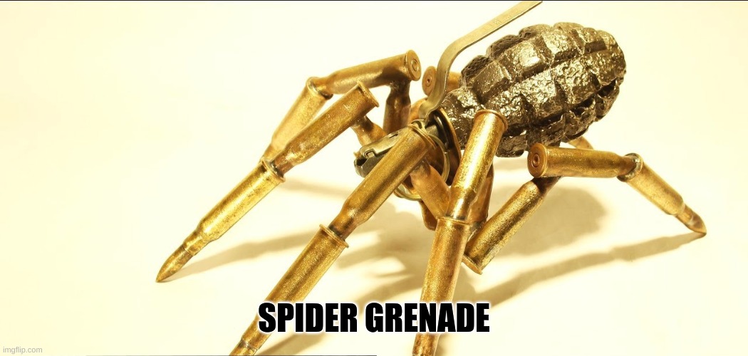 SPIDER GRENADE | made w/ Imgflip meme maker