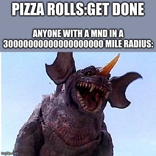 lol | PIZZA ROLLS:GET DONE; ANYONE WITH A MND IN A 30000000000000000000 MILE RADIUS: | image tagged in bad pun dog | made w/ Imgflip meme maker