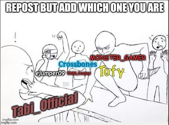 Repost this for which one you are | Tabi_Official | image tagged in repost | made w/ Imgflip meme maker