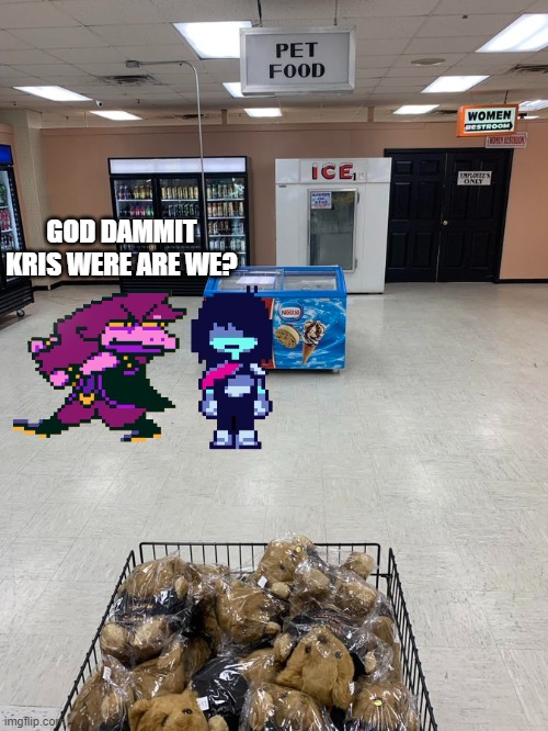 Liminal Spaces | GOD DAMMIT KRIS WERE ARE WE? | image tagged in liminal spaces | made w/ Imgflip meme maker