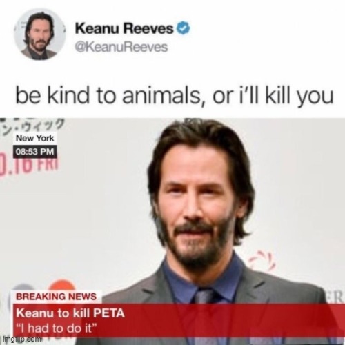 Bout time | image tagged in funny,good keanu,meme | made w/ Imgflip meme maker