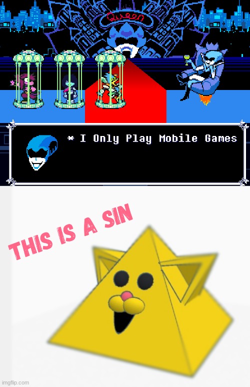why | image tagged in this is a sin,deltarune,undertale,bruh,mobile | made w/ Imgflip meme maker