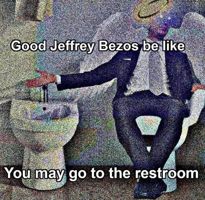 Good Jeffrey Bezos Blank Meme Template