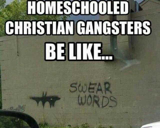 High Quality Homeschooled Christian gangsters Blank Meme Template