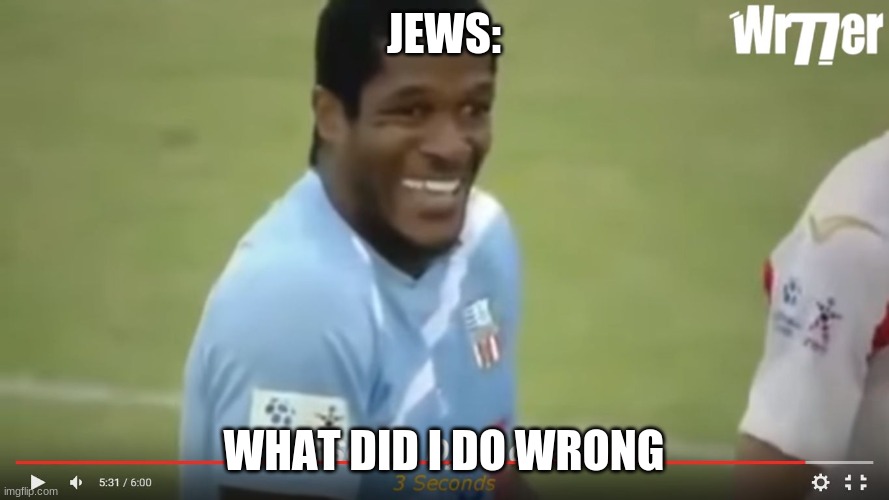 what did I do wrong? | JEWS: WHAT DID I DO WRONG | image tagged in what did i do wrong | made w/ Imgflip meme maker