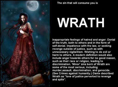 The sin that will consume you is wrath Blank Meme Template