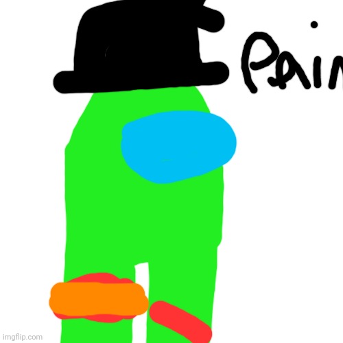 limes pain :) (his other foot got cut) | image tagged in memes,blank transparent square | made w/ Imgflip meme maker
