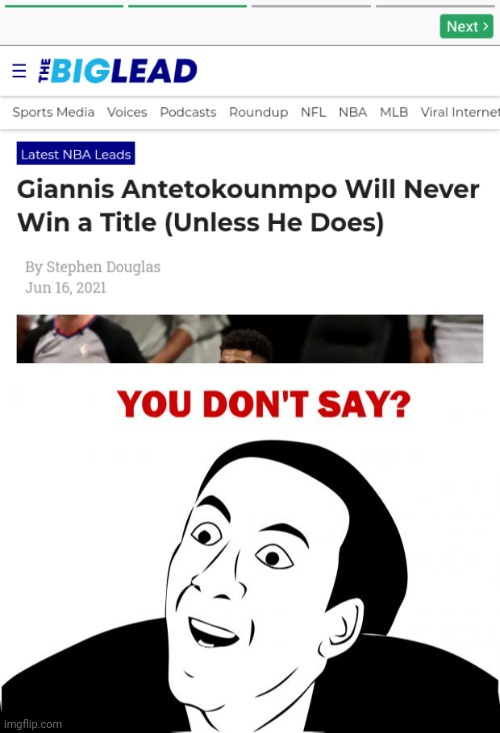 image tagged in memes,you don't say | made w/ Imgflip meme maker