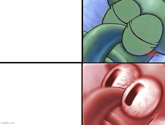 sleeping Squidward | image tagged in sleeping squidward | made w/ Imgflip meme maker