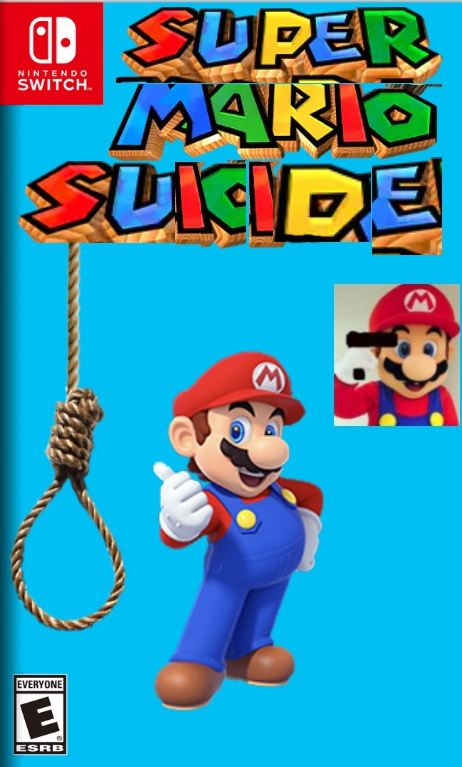 High Quality super mario suicide Blank Meme Template